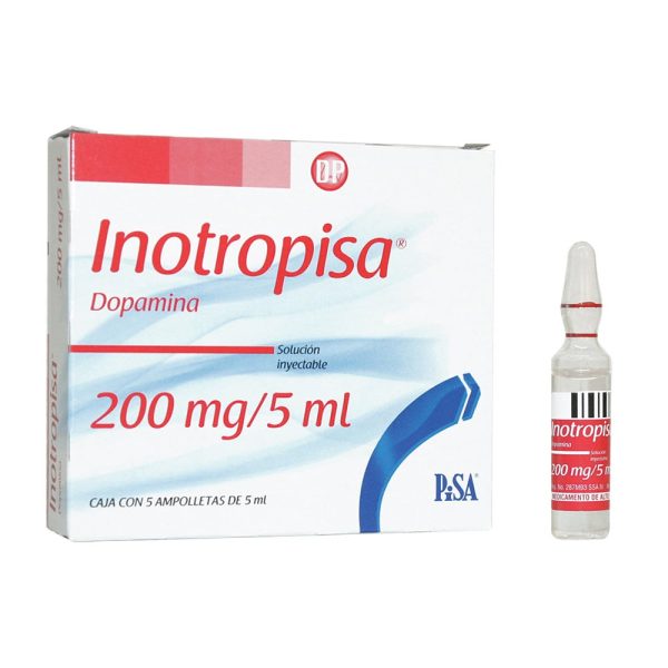 Dopamina Soluciòn Inyectable 200 mg